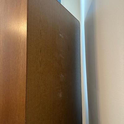 Tall Wooden Bookshelf