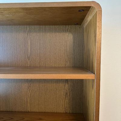 Tall Wooden Bookshelf