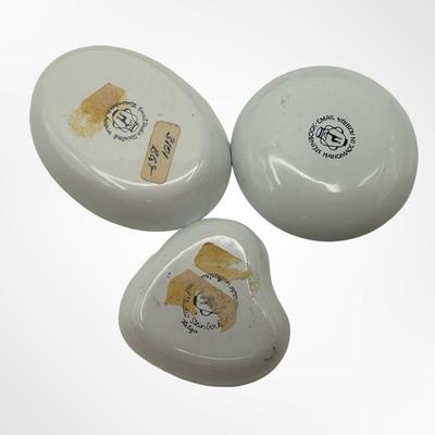 Steinböck Hand-Painted Austrian Enamel Trinket Dishes