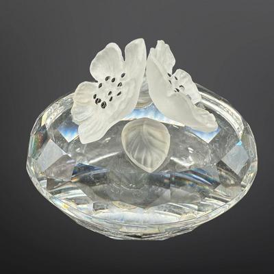 Swarovski Anemone Flowers Crystal Trinket Box