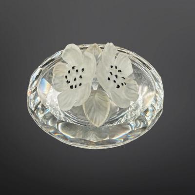 Swarovski Anemone Flowers Crystal Trinket Box