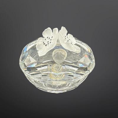 Swarovski Anemone Flowers Crystal Trinket Box