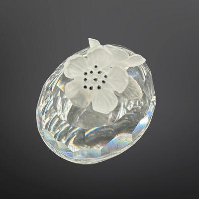 Swarovski Anemone Flowers Crystal Trinket Box