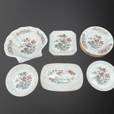 Vintage WEDGWOOD Bone China - Kutani Crane