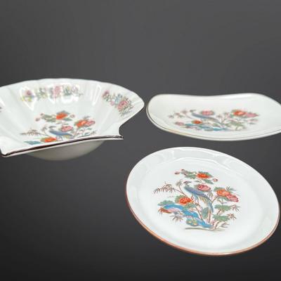 Vintage WEDGWOOD Bone China - Kutani Crane