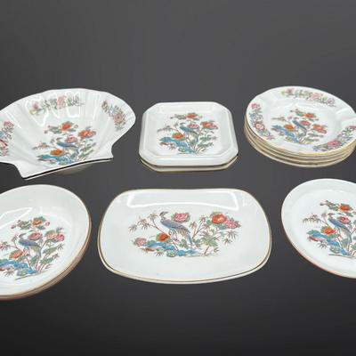 Vintage WEDGWOOD Bone China - Kutani Crane