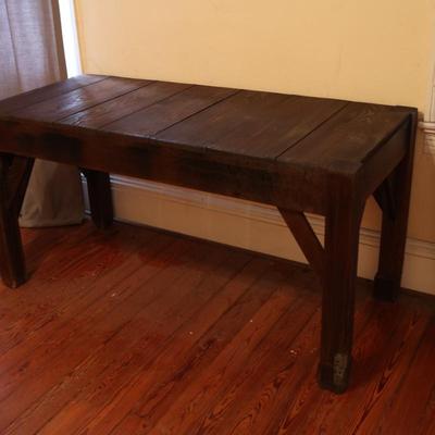 Rustic Solid Wood Table (See Details)