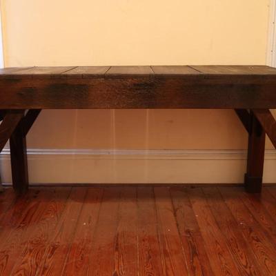 Rustic Solid Wood Table (See Details)