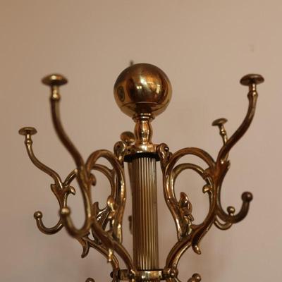 Brass Coat Rack