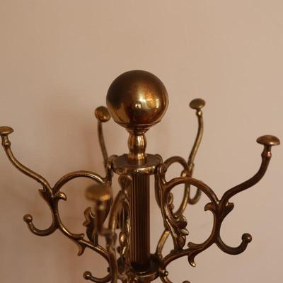 Brass Coat Rack