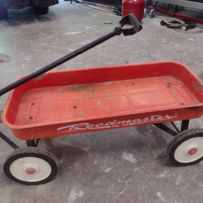 Vintage Roadmaster Metal Pan Pull Wagon