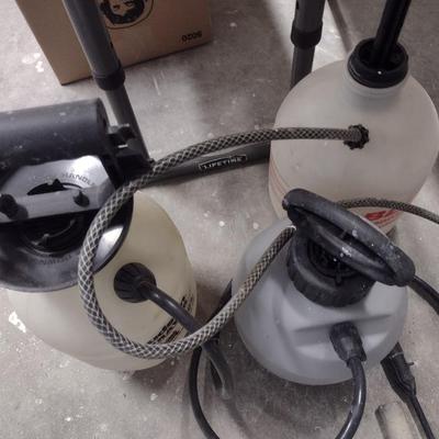 Set of Three Pump Sprayers