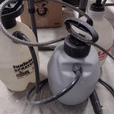 Set of Three Pump Sprayers