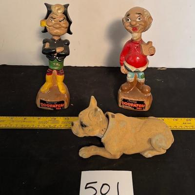 Vintage Dogpatch Bobbleheads and More