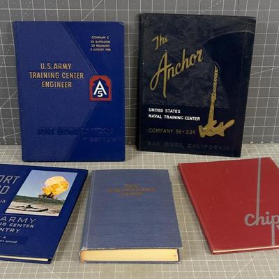 MILITARY Yearbooks (5) 