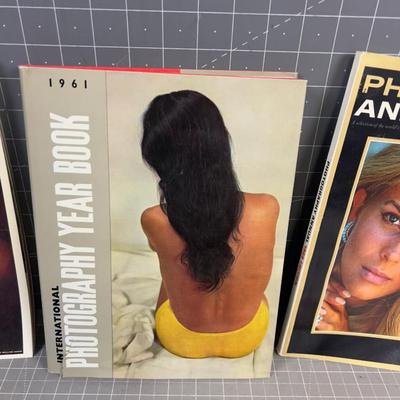 Pile of PHOTOGRAPHY Books & Magazines from the 60's 