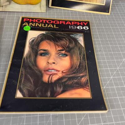Pile of PHOTOGRAPHY Books & Magazines from the 60's 