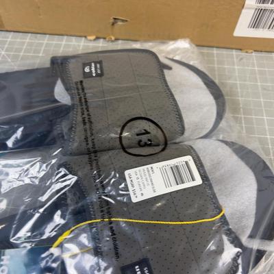 Case lot of Size 13 MEN'S COBANE SLIDES Gray