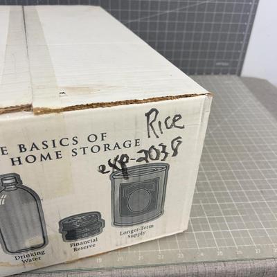 CASE lot of #10 Cans of RICE Excellent FOOD STORAGE
