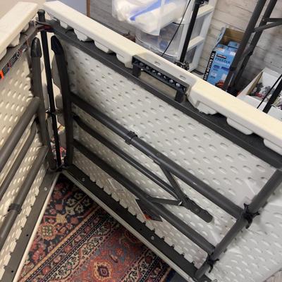 2 6 foot 30" LIFETIME Folding Tables