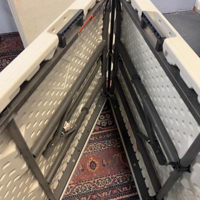 2 6 foot 30" LIFETIME Folding Tables