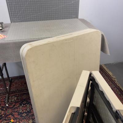 2 6 foot 30" LIFETIME Folding Tables
