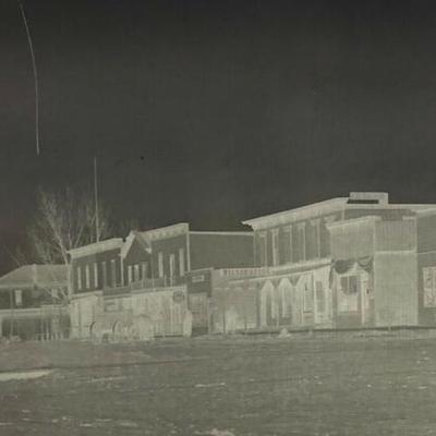 DRY PLATE NEGATIVE FREMONT OHIO FRONT STREET c1904