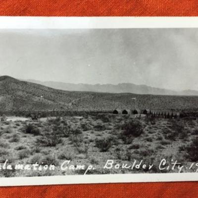 RPPC RECLAMATION CAMP BOULDER CITY NEVADA 1931