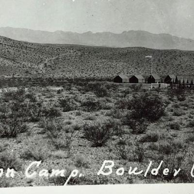 RPPC RECLAMATION CAMP BOULDER CITY NEVADA 1931