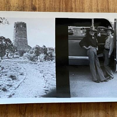 vintage western GRAND CANYON & DESERT VIEW WATCHTOWER SNAPSHOT PHOTOS c1939 vintage western GRAND CANYON & DESERT VIEW WATCHTOWER...