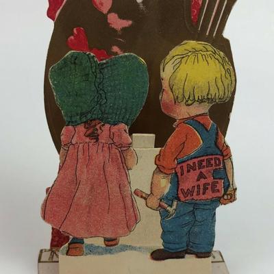 Antique Diecut German Valentine 
