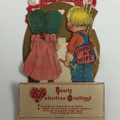 Antique Diecut German Valentine 