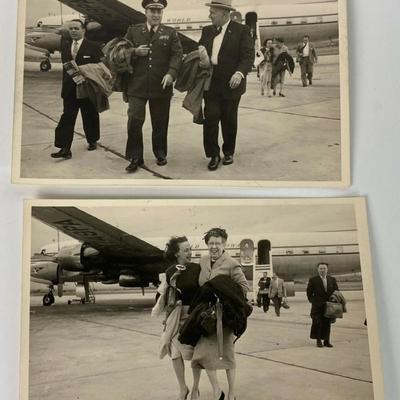 RPPC POSTWAR GERMANY PAN AMERICAN AIRWAYS DOUGLAS DC-7C
