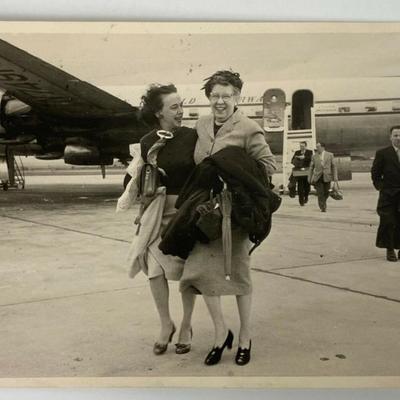 RPPC POSTWAR GERMANY PAN AMERICAN AIRWAYS DOUGLAS DC-7C