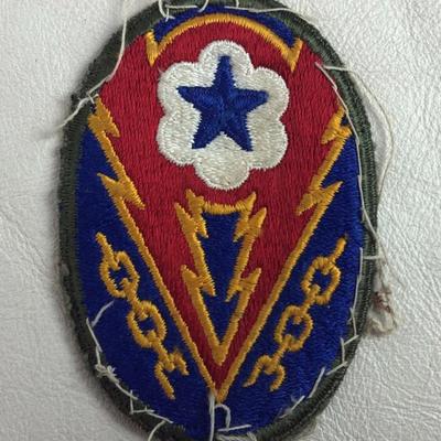 WWII WW2 ADSEC CHAIN LIGHTNING UNIT PATCH ETO original 