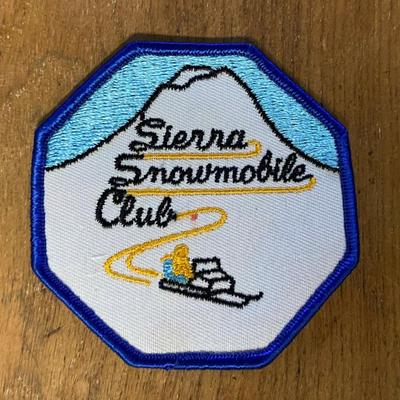 SIERRA SNOWMOBILE CLUB EMBROIDERED PATCH 