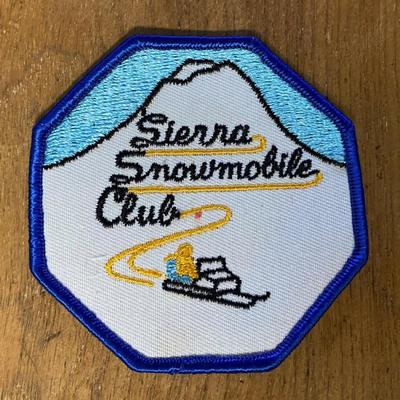 SIERRA SNOWMOBILE CLUB EMBROIDERED PATCH 