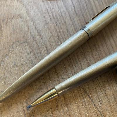 mid century ROYALINE PEN & PENCIL SET 