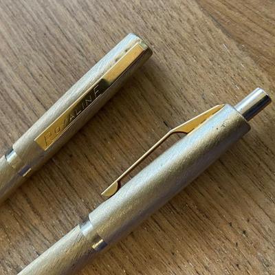 mid century ROYALINE PEN & PENCIL SET 