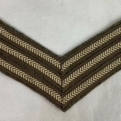 WWII NEW ZEALAND ARMY SERGEANT STRIPES NCO INSIGNIA 