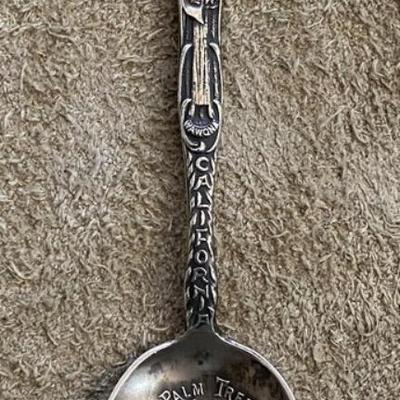 antique CALIFORNIA STATE STERLING SILVER SOUVENIR SPOON JOS. MAYER & BROS
