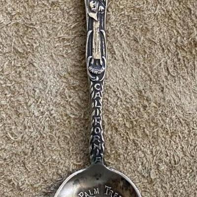 antique CALIFORNIA STATE STERLING SILVER SOUVENIR SPOON JOS. MAYER & BROS
