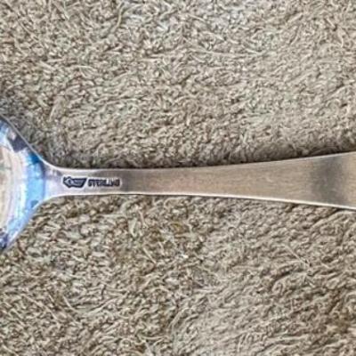 antique YELLOWSTONE PARK STERLING SILVER SOUVENIR SPOONantique YELLOWSTONE PARK STERLING SILVER SOUVENIR SPOON
