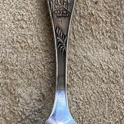antique LOS ANGELES SOUVENIR SILVERPLATE SPOON