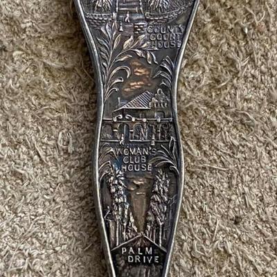 antique LOS ANGELES SOUVENIR SILVERPLATE SPOON