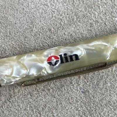vintage agriculture OLIN AMMO PHOS FERTILZER SHEAFFER PENCIL 