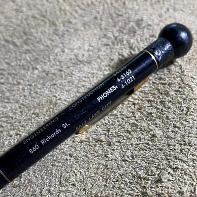 vintage PARAMOUNT STEEL SLC UTAH B&B REDIPOINT ADVERTISING PENCIL 