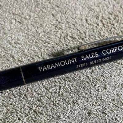 vintage PARAMOUNT STEEL SLC UTAH B&B REDIPOINT ADVERTISING PENCIL 