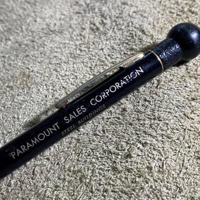 vintage PARAMOUNT STEEL SLC UTAH B&B REDIPOINT ADVERTISING PENCIL 