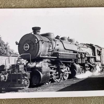 DENVER RIO GRANDE LOCOMOTIVE #3351 JOSEPH SCHICK PHOTO 1947 